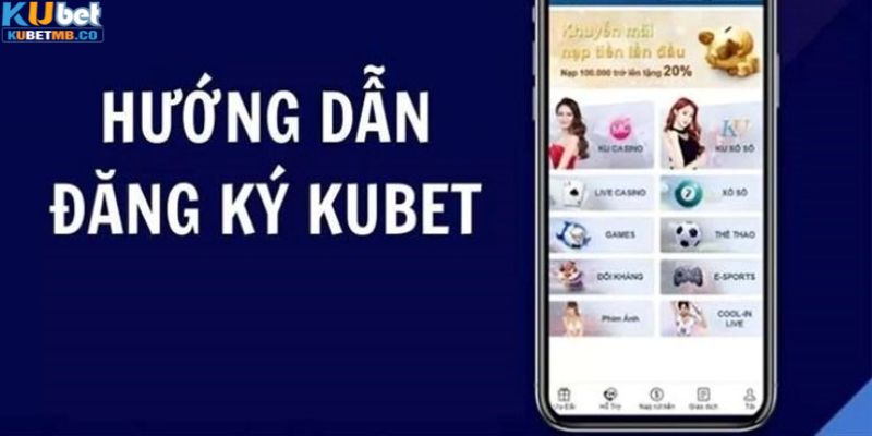 Truy cập vào trang web để bắt đầu đăng ký Kubet